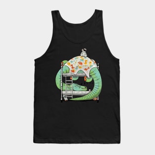 Dinosaur Brachiosaurus Sleeping Tank Top